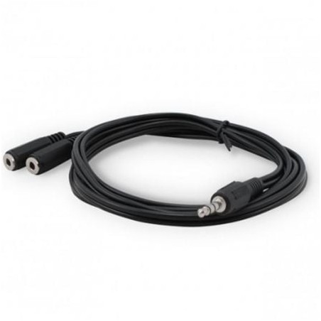 Cable Jack 3.5 3GO CA102- Jack Macho - 2x Jack Hembra- 1.5m