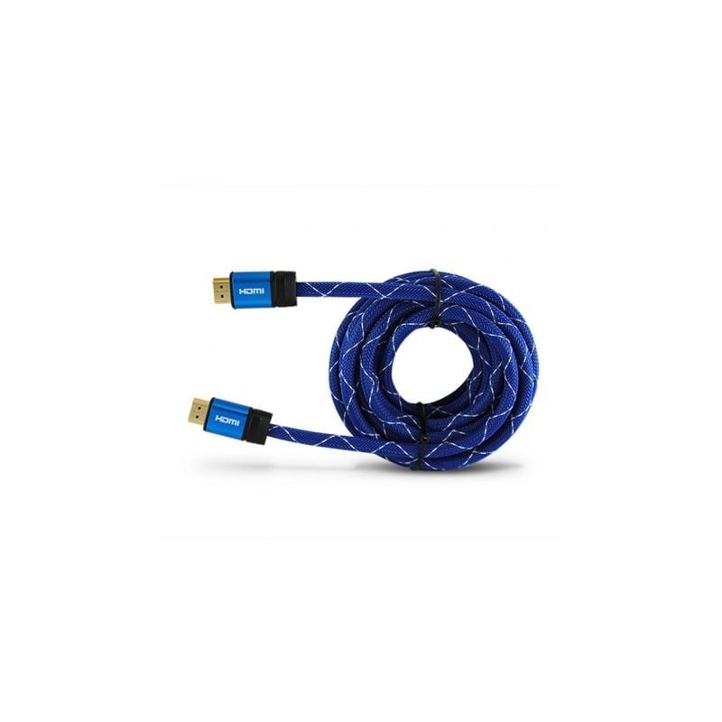 Cable HDMI 2.0 4K 3GO CHDMI52- HDMI Macho - HDMI Macho- 5m- Azul