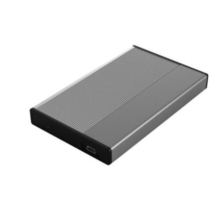 Caja Externa para Disco Duro de 2.5' 3GO HDD25GY21- USB 2.0- Sin Tornillos
