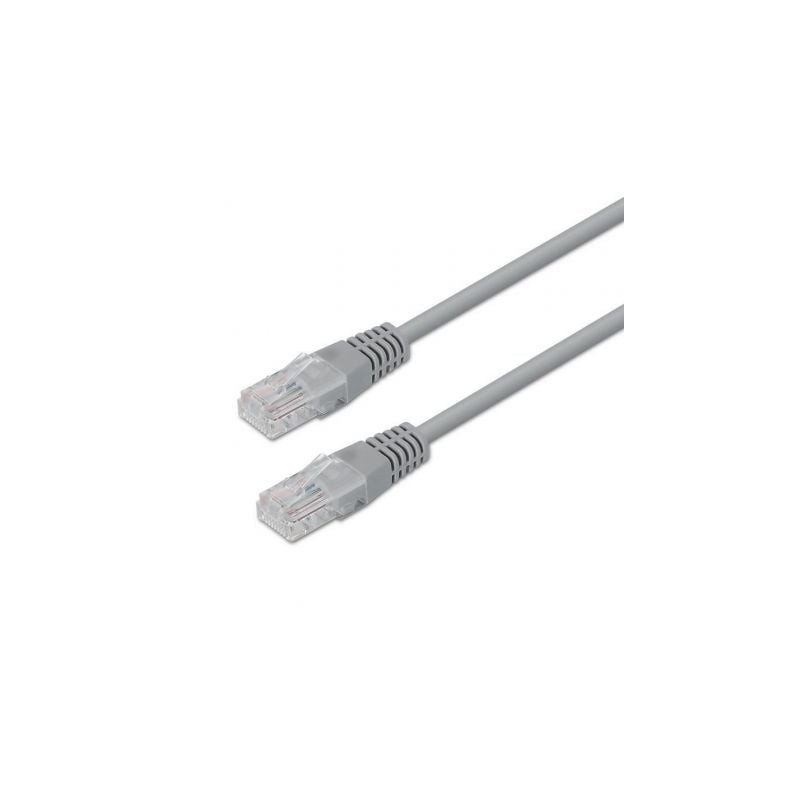 Cable de Red RJ45 UTP Aisens A133-0184 Cat.5e- 15m- Gris
