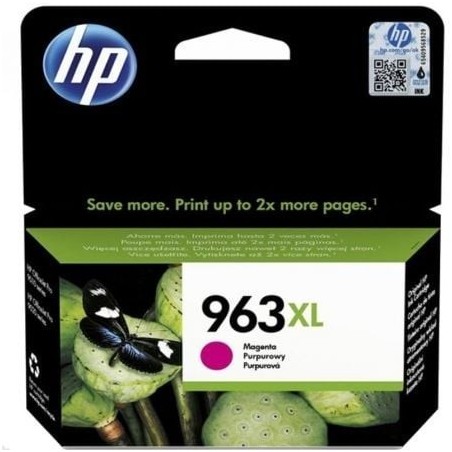Cartucho de Tinta Original HP nº963 XL Alta Capacidad- Magenta