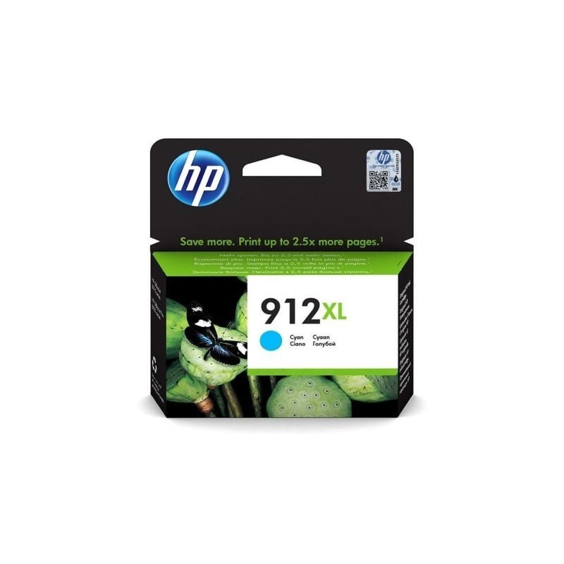 Cartucho de Tinta Original HP nº912 XL Alta Capacidad- Cian