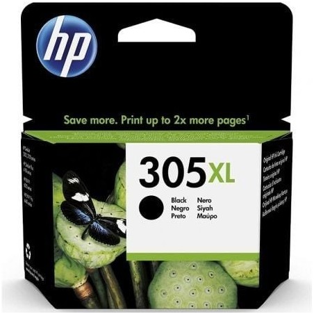 Cartucho de Tinta Original HP nº305 XL Alta Capacidad- Negro
