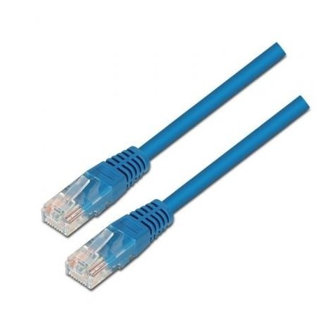 Cable de Red RJ45 UTP Aisens A133-0191 Cat.5e- 1m- Azul