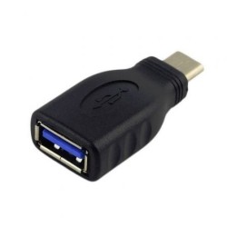 Adaptador USB 3.1 Tipo-C Aisens A108-0323- USB Tipo-C Macho - USB Hembra