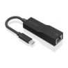 Adaptador USB 3.1 Aisens A106-0765- USB-C Macho - RJ45 Hembra- 11cm- Negro