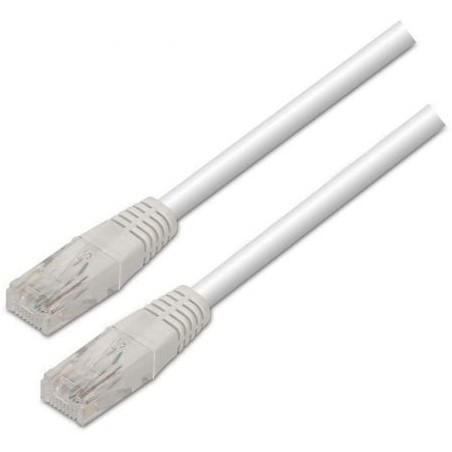 Cable de Red RJ45 UTP Aisens A133-0197- Cat.5e- 1m- Blanco