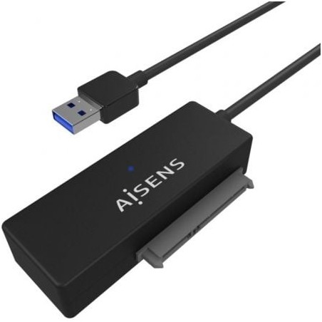 Adaptador para Discos Duros 2.5'-3.5' Aisens ASE-35A01B- USB 3.0 - SATA- con Alimentador