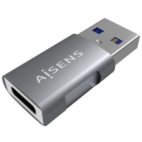 Adaptador USB 3.2 GEN2 Aisens A108-0655- USB Tipo-C Hembra - USB Macho