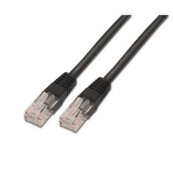 Cable de Red RJ45 UTP Aisens A133-0202 Cat.5e- 50cm- Negro