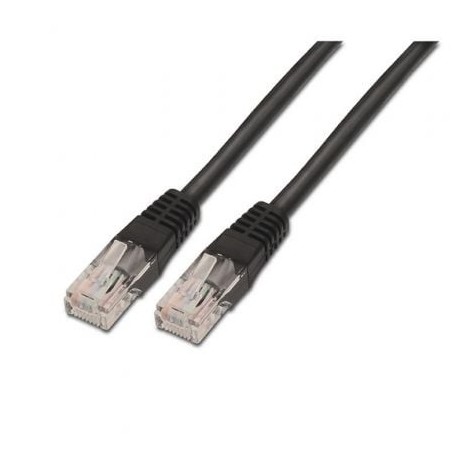 Cable de Red RJ45 UTP Aisens A133-0203 Cat.5e- 1m- Negro