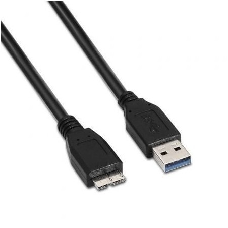 Cable USB 3.0 Aisens A105-0044- USB Macho - MicroUSB Macho- Hasta 9W- 625Mbps- 2m- Negro