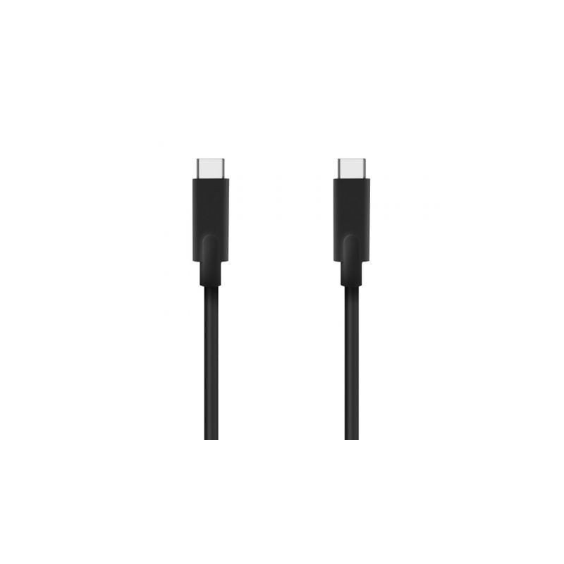 Cable USB 3.2 Tipo-C Aisens A107-0706 5GBPS 3A 60W- USB Tipo-C Macho - USB Tipo-C Macho- Hasta 60W- 625Mbps- 4m- Negro