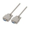Cable Serie NULL Modem Aisens A112-0067- DB9 Hembra - DB9 Hembra- Hasta 0.15W- 1.6Mbps- 1.8m- Beige