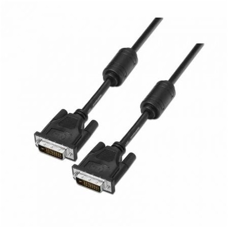 Cable DVI Aisens A117-0089- DVI-D Macho - DVI-D Macho- Hasta 3W- 10Mbps- 1.8m- Negro
