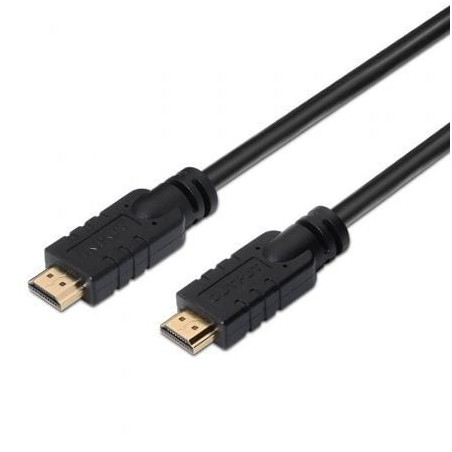 Cable HDMI 1.4 Aisens A119-0106- HDMI Macho - HDMI Macho- Hasta 10W- 720Mbps- 30m- Negro