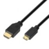 Cable HDMI Aisens A119-0114- HDMI Macho - Mini HDMI Macho- Hasta 10W- 720Mbps- 1.8m- Negro