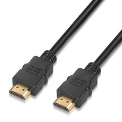 Cable HDMI 2.0 4K Aisens A120-0122- HDMI Macho - HDMI Macho- Hasta 10W- 2250Mbps- 3m- Certificado- Negro