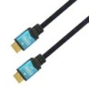 Cable HDMI 2.0 4K Aisens A120-0355- HDMI Macho - HDMI Macho- Hasta 10W- 2250Mbps- 50cm- Negro y Azul