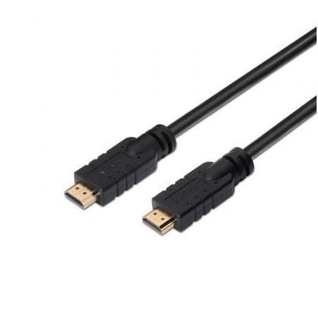 Cable HDMI 2.0 4K Aisens A120-0373- HDMI Macho - HDMI Macho- Hasta 10W- 2250Mbps- 15m- Negro