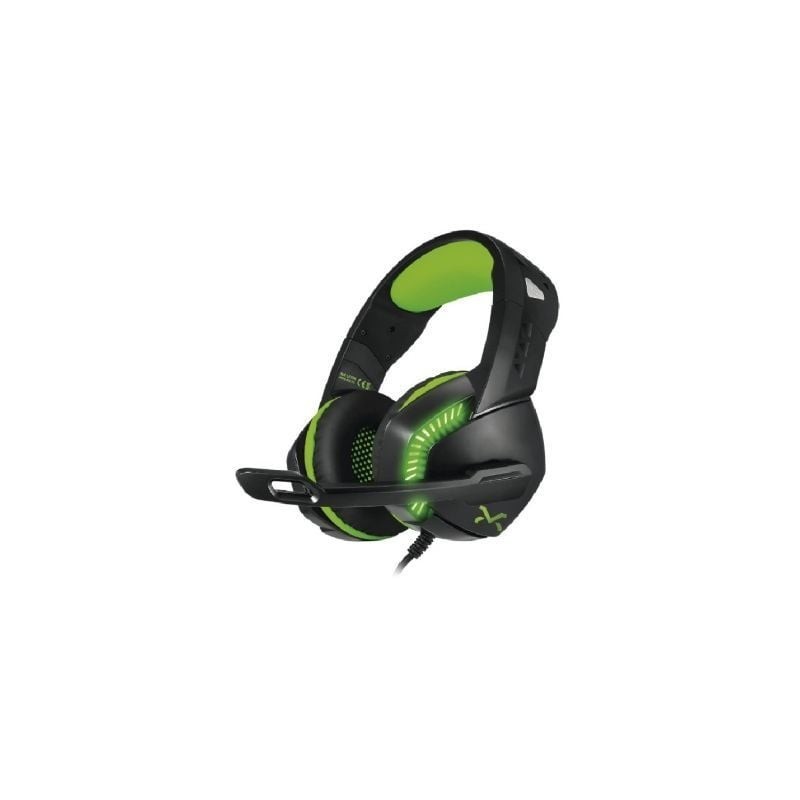 Auriculares Gaming con Micrófono Droxio Leyon- Jack 3.5- USB 2.0- Verdes