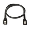 Cable SATA III Aisens A130-0157- SATA Hembra - SATA Hembra- Hasta 0.1W- 768Mbps- 50cm- Negro