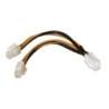 Cable Alimentación para Microprocesador Aisens A131-0166- Molex 4+4 PIN Macho - Molex 4 PIN Hembra- Hasta 54W- 15cm