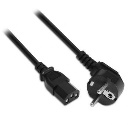 Cable Alimentación Aisens A132-0167- CEE(7-7) Macho - C13 Hembra- Hasta 1500W- 1.5m- Negro
