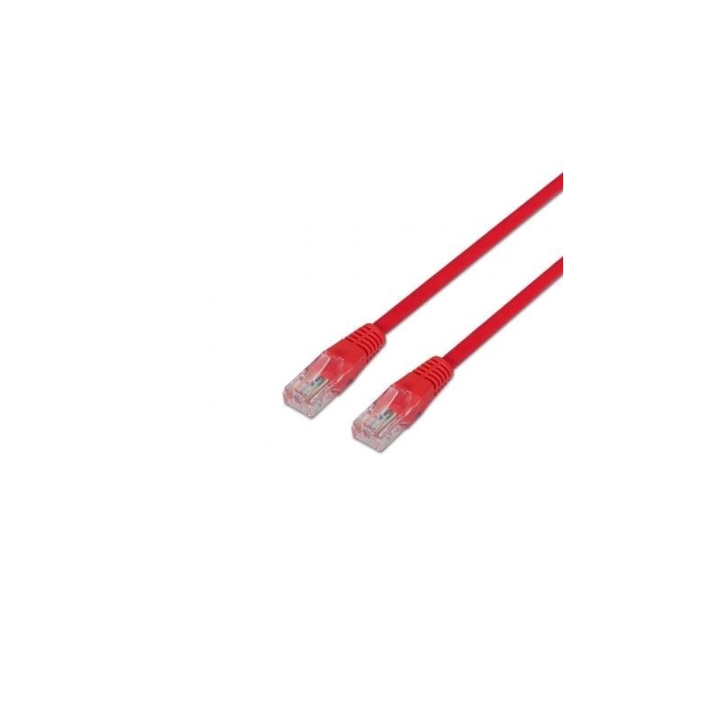 Cable de Red RJ45 UTP Aisens A133-0189 Cat.5e- 2m- Rojo