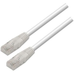Cable de Red RJ45 UTP Aisens A133-0197- Cat.5e- 1m- Blanco