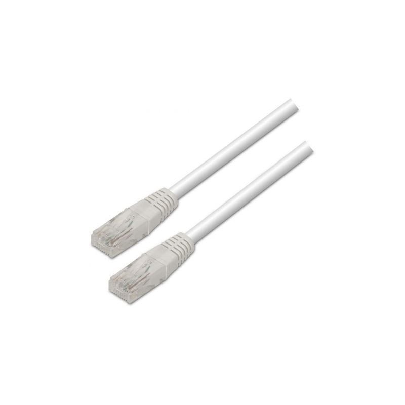 Cable de Red RJ45 UTP Aisens A133-0197- Cat.5e- 1m- Blanco