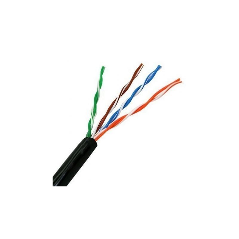 Bobina de Cable RJ45 para Exteriores UTP Aisens A133-0213 Cat.5e- 305m- Impermeable- Negro