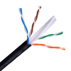 Bobina de Cable RJ45 para Exteriores UTP Aisens A135-0264 Cat.6- 305m- Impermeable- Negro