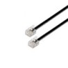 Cable de Teléfono RJ11 6P4C Aisens A143-0319- 2m- Negro