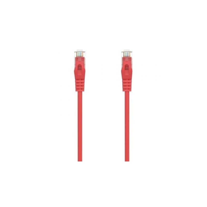 Cable de Red RJ45 AWG24 UTP Aisens A145-0560 Cat.6A- LSZH- 1.5m- Rojo