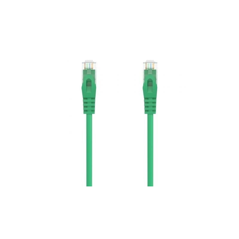 Cable de Red RJ45 AWG24 UTP Aisens A145-0578 Cat.6A- LSZH- 30cm- Verde