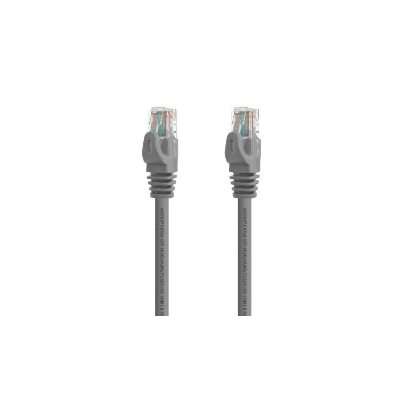 Cable de Red RJ45 UTP Aisens A145-0325 Cat.6A- 50cm- Gris