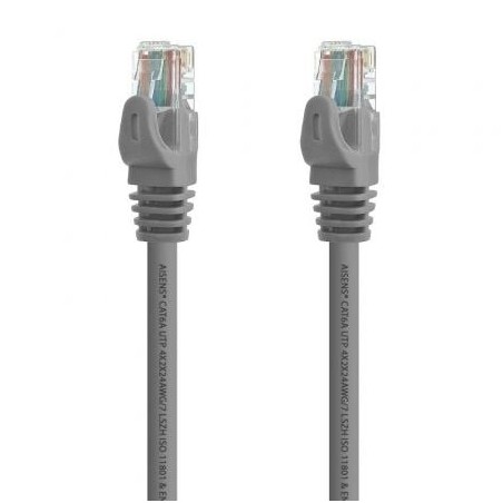 Cable de Red RJ45 UTP Aisens A145-0326 Cat.6A- 1m- Gris