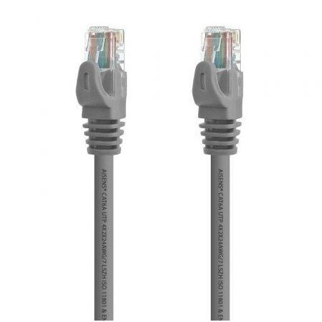 Cable de Red RJ45 UTP Aisens A145-0327 Cat.6A- 2m- Gris