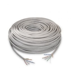 Bobina de Cable RJ45 UTP Aisens A135-0261 Cat.6- 100m- Gris
