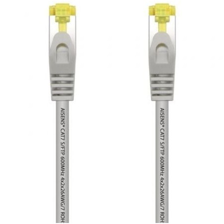 Cable de Red RJ45 S-FTP Aisens A146-0332 Cat.7- 25cm- Gris
