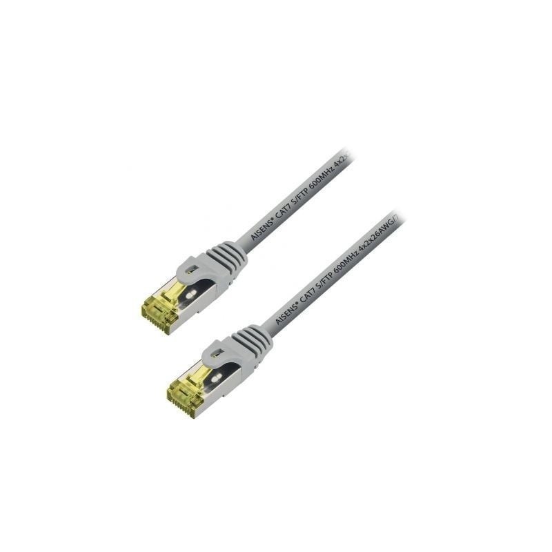 Cable de Red RJ45 S-FTP Aisens A146-0333 Cat.7- 50cm- Gris