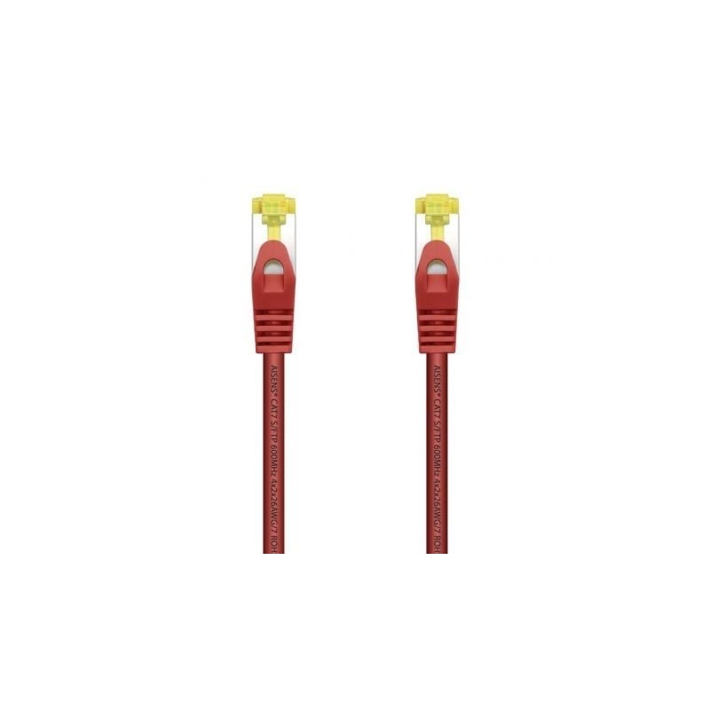 Cable de Red RJ45 SFTP Aisens A146-0469 Cat.7- 50cm- Rojo