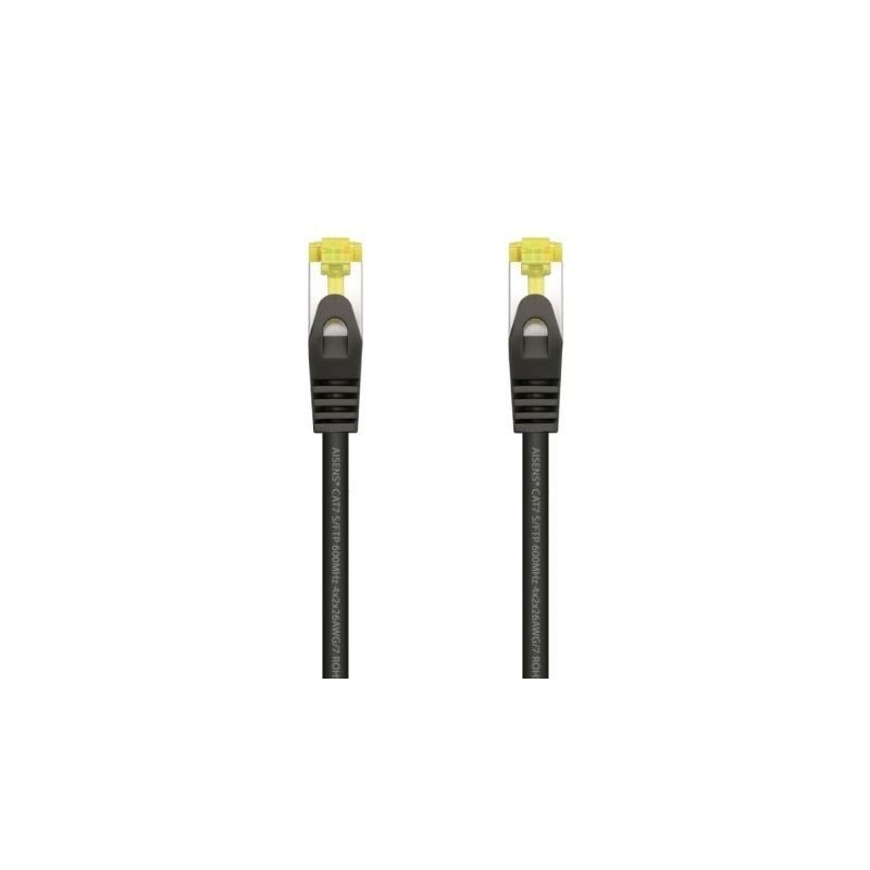 Cable de Red RJ45 SFTP Aisens A146-0484 Cat.7- 25cm- Negro