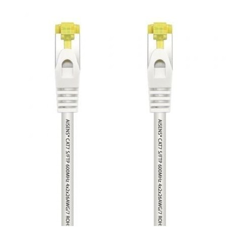 Cable de Red RJ45 SFTP Aisens A146-0489 Cat.7- 50cm- Blanco
