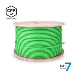 Bobina de Cable RJ45 SFTP AWG23 LSZH CPR Cca Aisens A146-0668 Cat.7- 500m- Verde