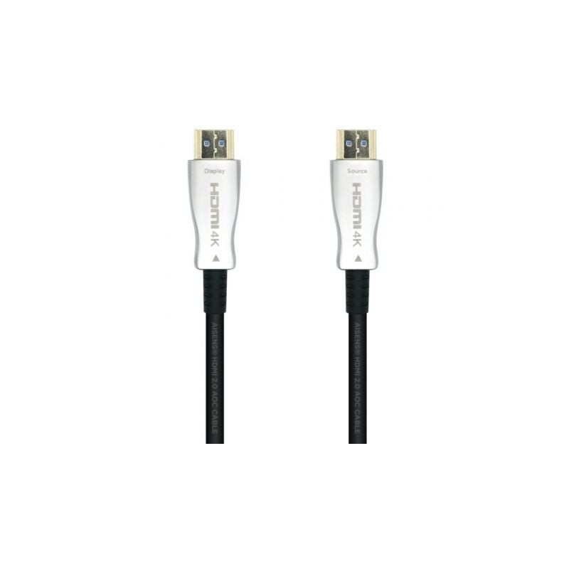 Cable HDMI 2.0 AOC 4K Aisens A148-0379- HDMI Macho - HDMI Macho- 30m- Negro