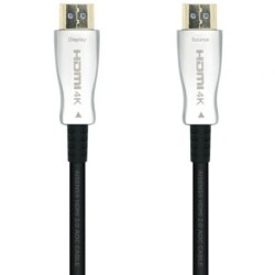 Cable HDMI 2.0 AOC 4K Aisens A148-0380- HDMI Macho - HDMI Macho- 50m- Negro