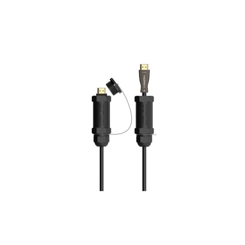 Cable HDMI con Armadura 2.1 AOC 8K Aisens A153-0611- HDMI Macho - HDMI Macho- 20m- Negro