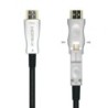 Cable HDMI 2.0 AOC 4K Desmontable Aisens A148-0510- HDMI Macho - D Macho - HDMI Macho- 15m- Negro